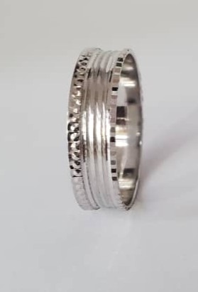 5mm white gold wedding band
