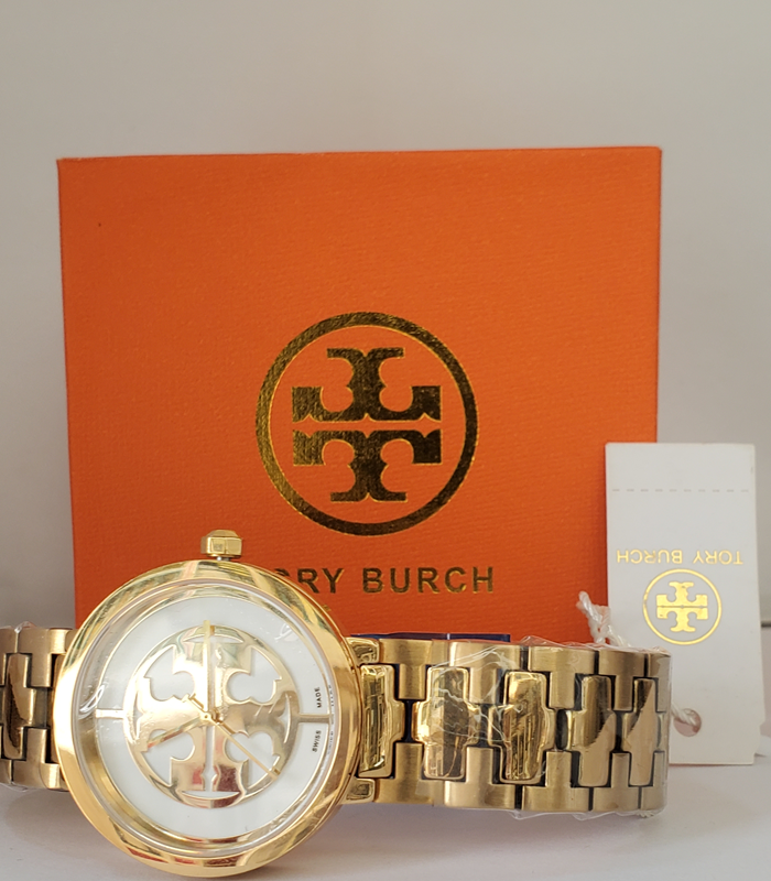 TORY BURCH YELLOW WRISTWATCH