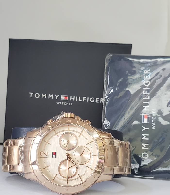 TOMMY HILFIGER ROSE CHAIN WATCH