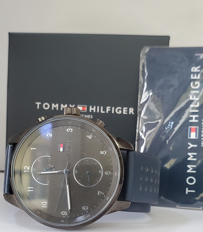 TOMMY HILFIGER BLUE STRAP WATCH