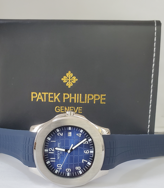 PATEK PHILIPPE BLUE STRAP WATCH