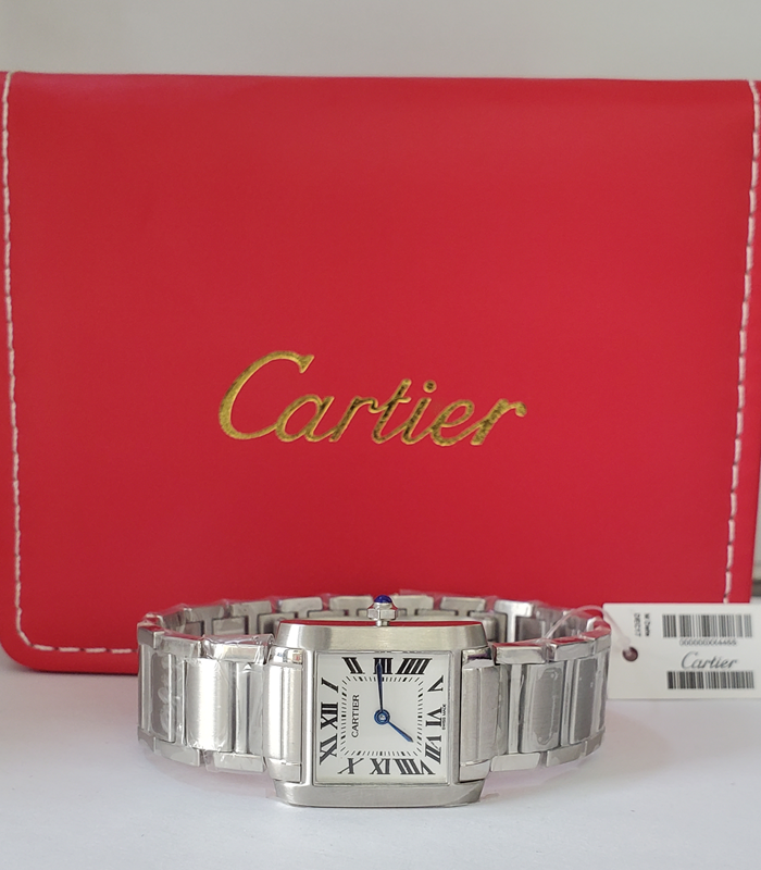 CARTIER SILVER CHAIN WATCH