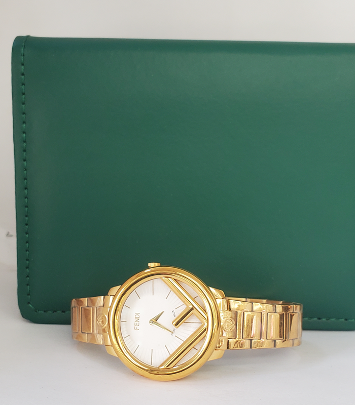 FENDI YELLOW CHAIN WATCH