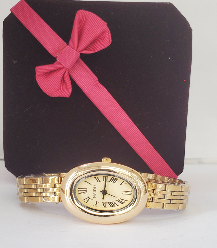 NAIDU YELLOW CHAIN WATCH