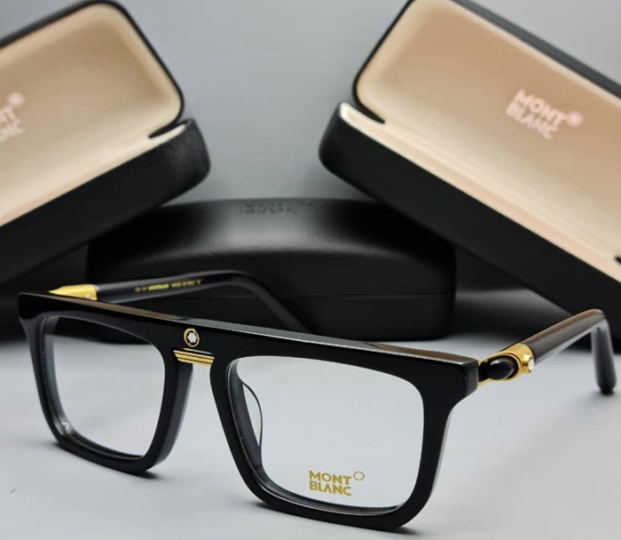 MONT BLANC OVERSIZED SQUARE AVIATOR