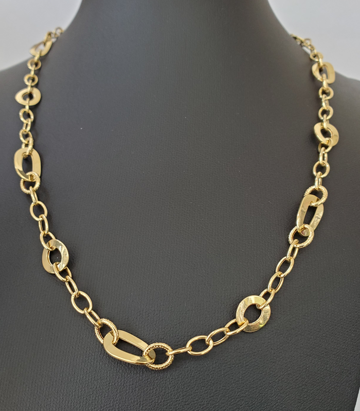 18kt gold fashion chain