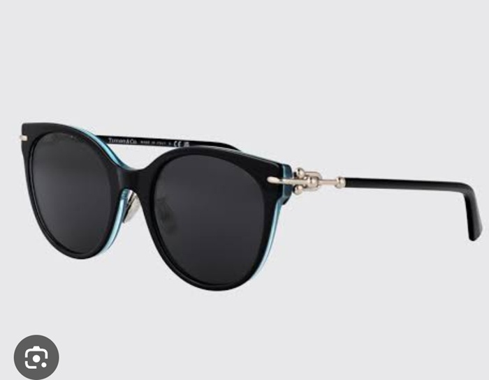 TIFFANY & CO. SUNGLASSES BLACK & BLUE