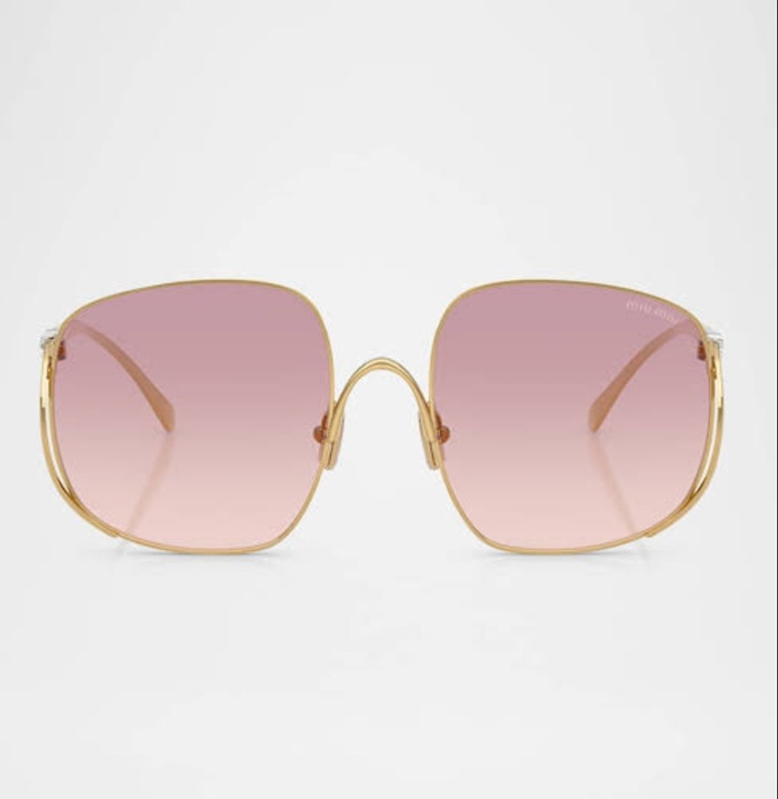 MIUMIU MU A57S METAL SQUARE